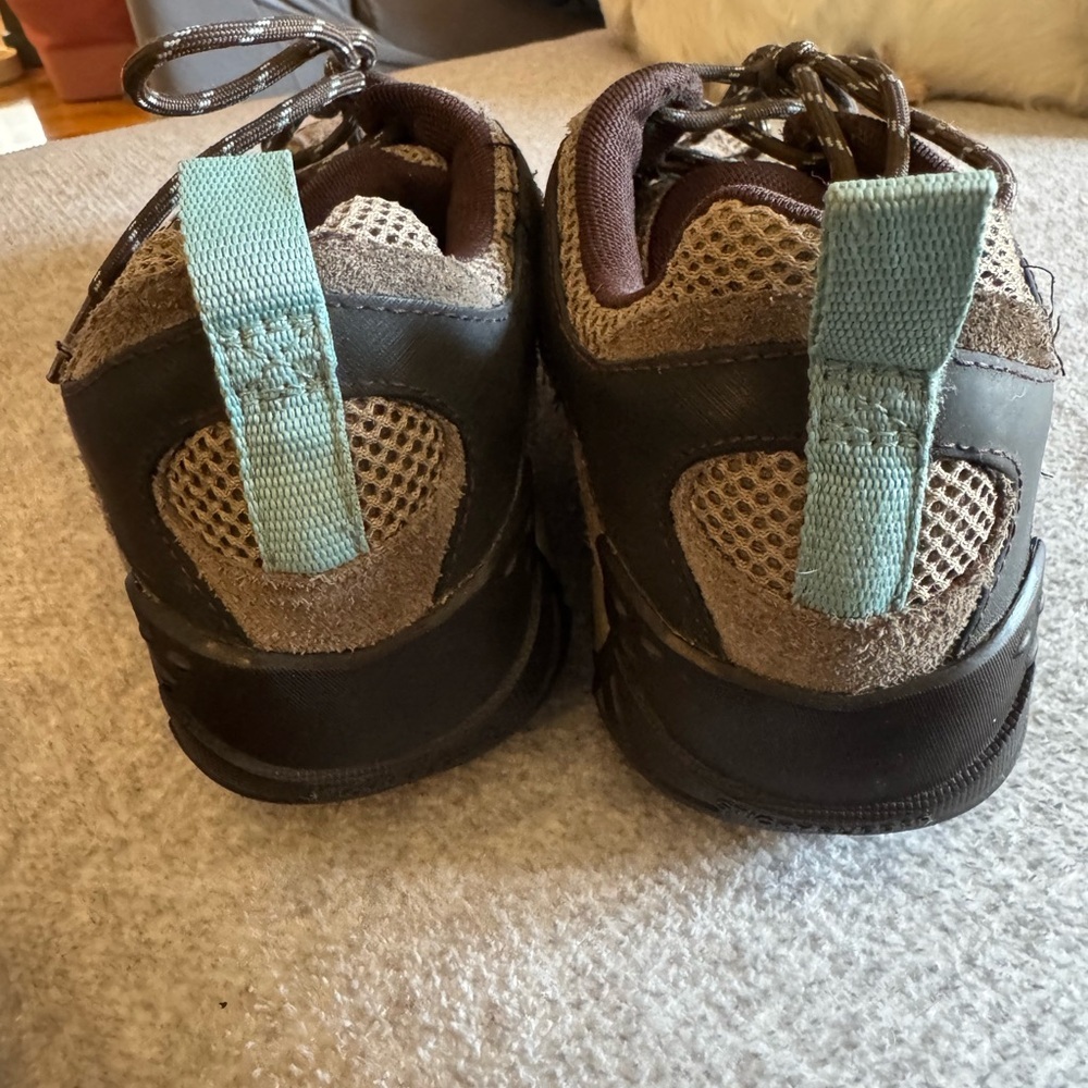 Merrell Women's Hiking Shoes in Brown and Teal, size 10 - Picture 4 of 9